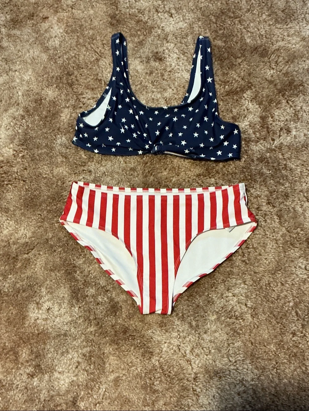 Old Navy Stars & Stripes Bikini Set - Navy, Red, White